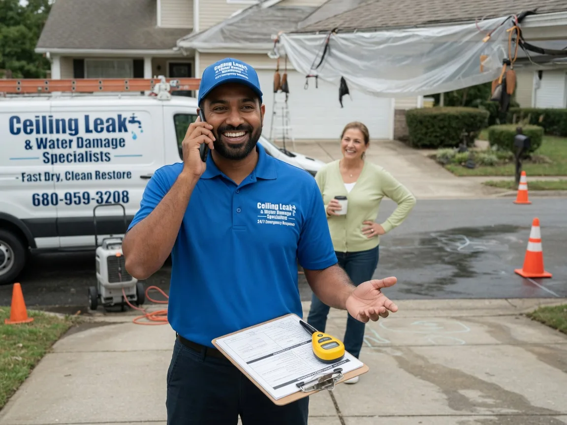 Ceiling Leak Cleanup Covesville, VA FAQs